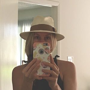 Saks Fifth Avenue Straw Fedora